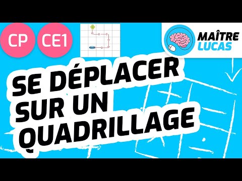 Se déplacer sur un quadrillage CP - CE1 - Cycle 2 - Maths - Se repérer dans l'espace