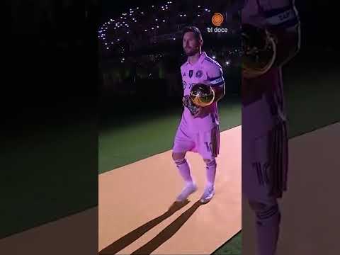 #MESSI PRESENTÓ EL OCTAVO BALÓN DE ORO AL INTER MIAMI 🏆🔥