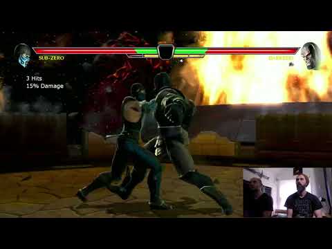 Sub zero fights Darkseid- Mortal Kombat VS DC Universe part1