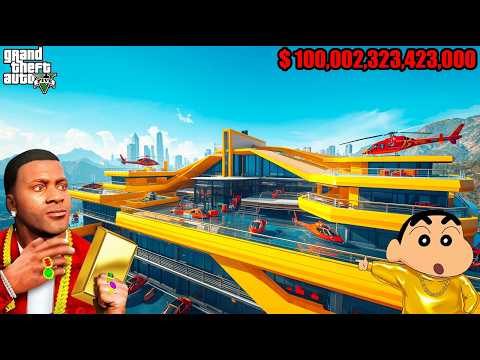 Franklin Touch Anything Become Diamond & Gold in GTA 5 | SUMIT OP