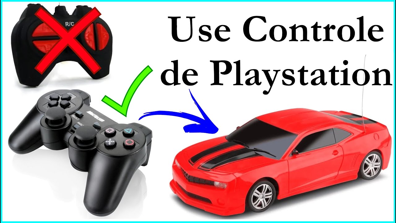 Hackeando Carrinho de Controle Remoto Barato Controle de Playstation, Bateria recarregável, Arduino