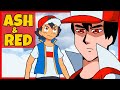 ASH Vs RED Final Good Bye Pokemon