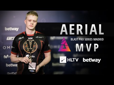 Aerial - HLTV MVP by Betway of BLAST Pro Series Madrid 2019