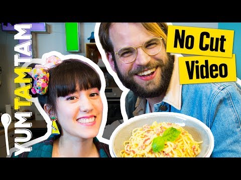Schneiden verboten! // No Cut Spaghetti Carbonara // #yumtamtam