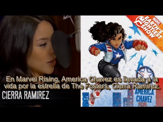 Vídeo relacionado con Marvel Rising Secret Warriors America Chavez Action Retrait Sudadera