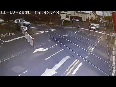 Watch shocking near misses on Translink level crossings - Belfast Live