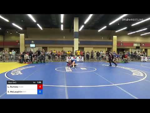 105 lbs Semifinal   Lillian Rumsey, Team Pennsylvania vs Sara McLaughlin, Riptide Wrestling Club 5cc
