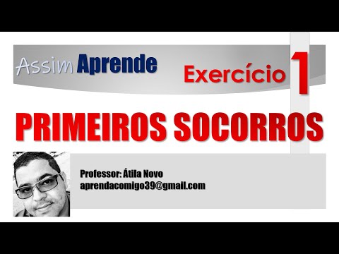 PRIMEIROS SOCORROS (Exercício 1)