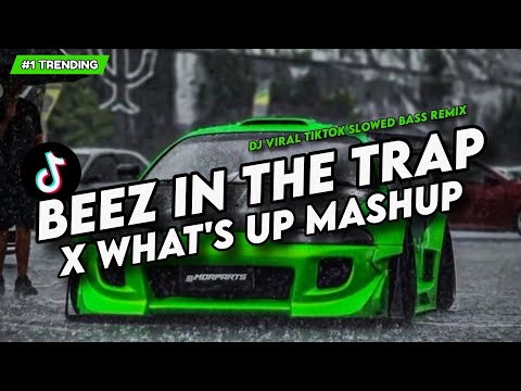 DJ Beez In The Trap X What's Up Mashup Viral Tiktok Slowed Full Bass Remix 2025 (DJ JOBERT BASS)