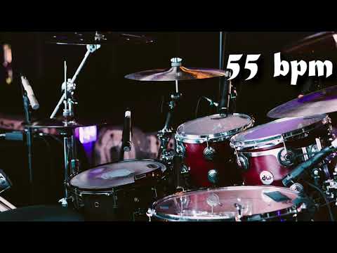 55 Bpm Drum Track Batería - Straight Beat Eighth Notes