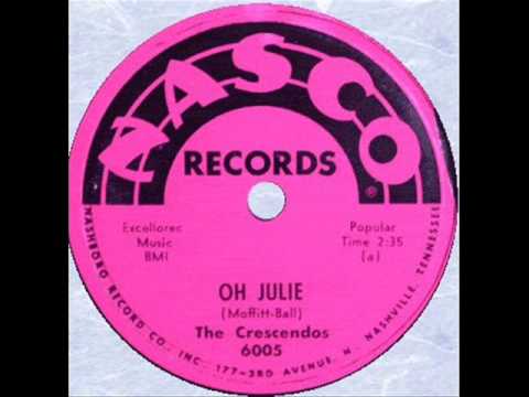 CRESCENDOS   Oh Julie    1957