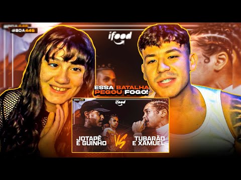APOLLO AND VALLE REACT TO JOTAPÊ AND NEGROTE VS. TUBARÃO AND XAMUEL (RS) | BDA 446 (DOUBLE EDITION)