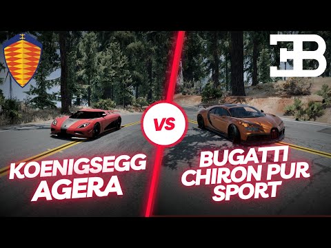 Bugatti Chiron Pur Sport v Koenigsegg Agera: DRAG RACE