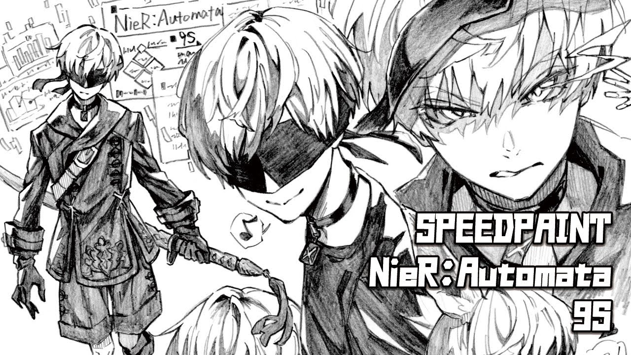 🎨paint with a pencil② NieR:Automata(9S)
