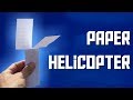 How To Make A Paper Helicopter Fun Life Hack