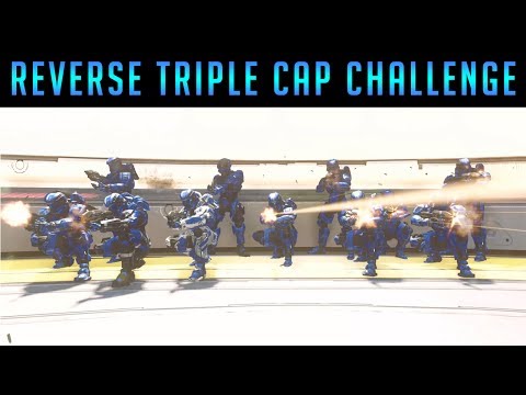 The Warlords Reverse Triple Cap Challenge #1 - Battle of Noctus Halo 5 Warzone