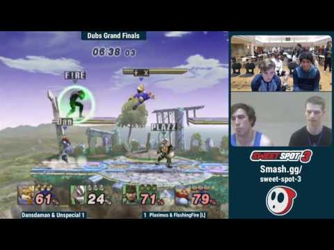 Sweet Spot 3 PM - Unspecial & Dansdaman Vs. Plasimus & FlashingFire - Doubles Grand Finals