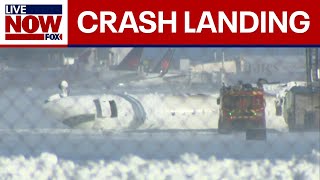 Delta Air Lines plane crash: Strong winds, blowing snow at Toronto Airport | LiveNOW from FOX