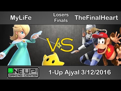 1-Up Ajyal 2016 - MyLiFe (Rosalina) VS TheFinalHeart (Diddy, Sheik) - Losers Finals