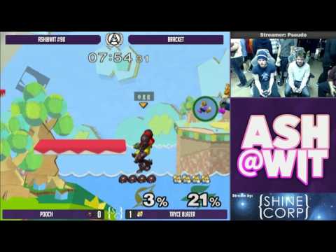 Pooch (Samus) vs Tryce Blazer (Fox) - ASH@WIT #90 Melee Bracket