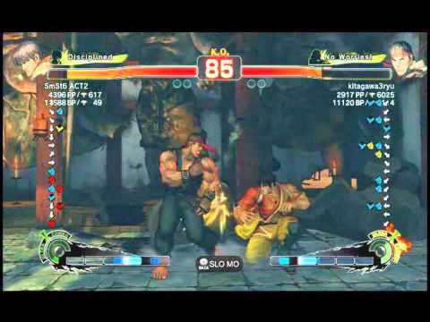 SSF4AE2012 kitagwa3ryu (Ryu) vs SmSt6 ACT2 (Guy)
