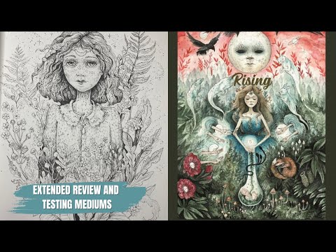 Rising Coloring Book | Karolina Kubikowska | Extended Review (Hardback Edition)