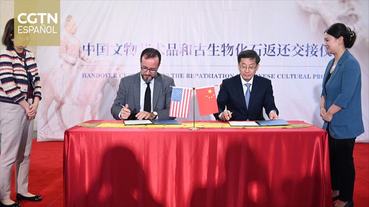 EE. UU. devuelve a China 64 reliquias culturales