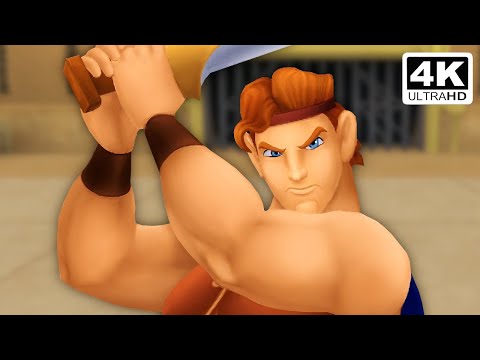 Kingdom Hearts Final Mix PC - Hercules Boss Fight 4K