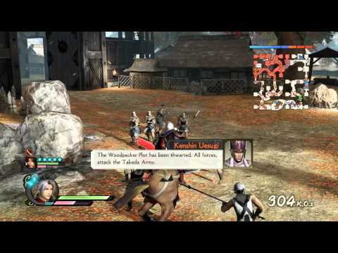 Samurai Warriors 4 - Legend of the Takeda Ep 1 - Battle of Kawanakajima