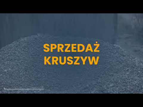 Kopalnia piasku, kompleksowe roboty budowlane Łukasz Skibiński - video