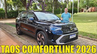Avaliação: Volkswagen Taos Comfortline 2026