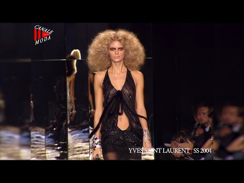 YVES SAINT LAURENT Spring Summer 2004 Paris 4K - Canale Moda