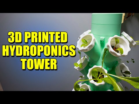 3D Printed Hydroponic Tower - Does It Work?