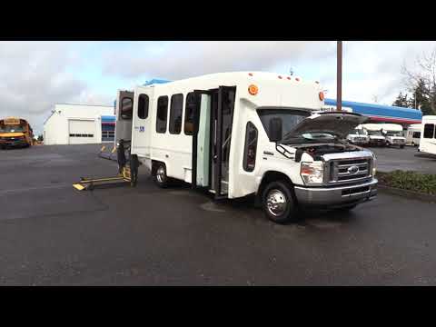2012 Ford Diamond VIP 2200 14 Passenger + 1 Wheelchair ADA Shuttle Bus - S13282