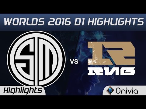 TSM vs RNG Highlights Worlds 2016 D1 Team Solo Mid vs Royal Never Give Up