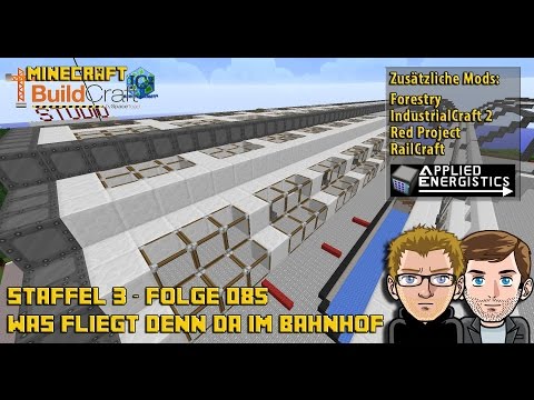 Let´s Play Buildcraft [HD+] S03E085 - Was fliegt denn da im Bahnhof