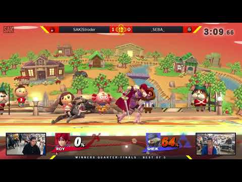 808s & Shieldbreaks Winners Quarters - SAK|Stroder (Roy/Luigi) vs _SEBA_ (Sheik)