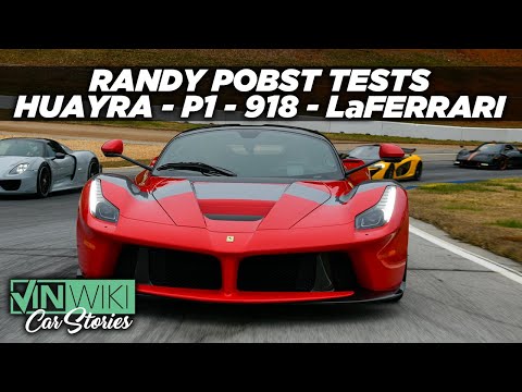 Randy Pobst tests the Huayra BC vs the Hypercar Holy Trinity