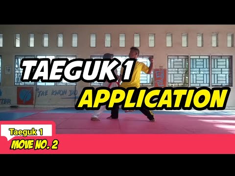 Taeguk 1 application #poomsae