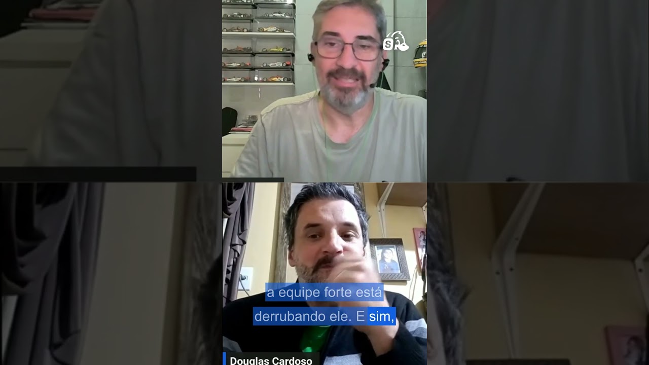 Caio andando mais que o carro — dificuldades da equipe