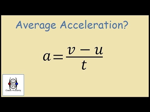 Part of a video titled How to Find Acceleration - Physics Example - YouTube