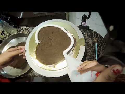 Heart shape cake ki icing kaise karen/how to do icing on heart shape cake easy 😍