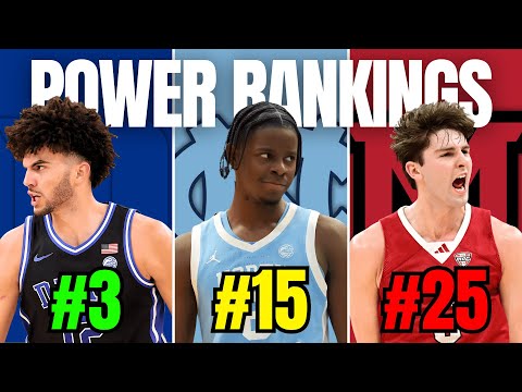 Ranking the Top 25 Teams in College Basketball after Week 11