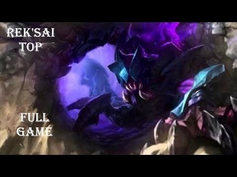 League of Legends-Rek'Sai Top (Full Game With Friends)