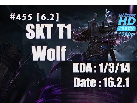 16.2.1 LCK SKT T1 Wolf Bot Lane Support Shen(vs Blitzcrank) Kr High Elo Solo Q[1080p]#455