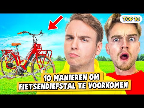 10 MANIEREN OM FIETSENDIEFSTAL TE VOORKOMEN!