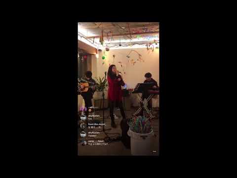 171224 15& Yerin Baek 백예린 Instagram Live singing On My Mind by Jorja Smith