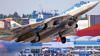 Download lagu Aksi Gila Pilot Jet Tempur SU-57 Rusia di ZhuHai Airshow China mp3