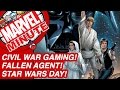 Civil War Gaming! Fallen Agent! Star Wars Day! - Marvel Minute 2016