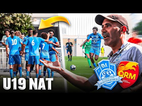 U19 NAT I MONTFERMEIL VS QUEVILLY ROUEN I UN MATCH SOUS TENSION POUR LA 2ÈME JOURNÉE DE CHAMPIONNAT